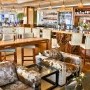 Interior seating and bar area