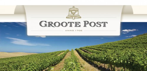 3 course wine dinner with Groote Post wine estate