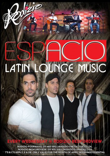 Latin lounge music every Wednesday night!