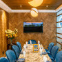 Indoor private dining room