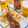 700g dinosaur beef rib and chips with two beers! Click www.catchcookrestaurant.com for our Specials & Full Menu.