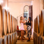 Sip and savor amongst the wine barrels..