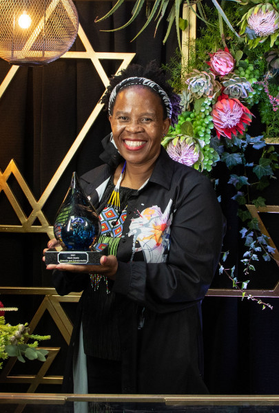 Ntsiki Biyela, recipient of the Diversity and Transformation Award