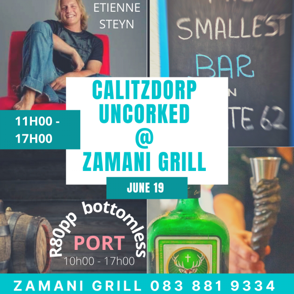 Calitzdorp Uncorked at Zamani Grill