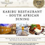 Karibu, Vote for Karibu Restaurant at the 2021 Luxury Restaurant Awards
