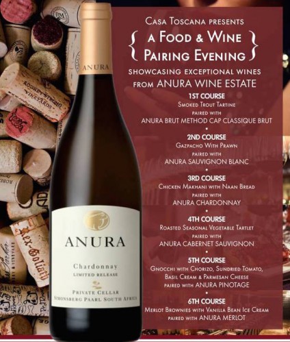 Anura Wine Pairing