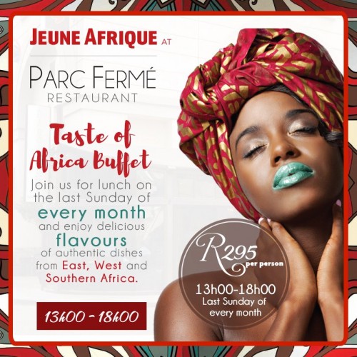 Taste of Africa Buffet - Last Sunday of Every Month