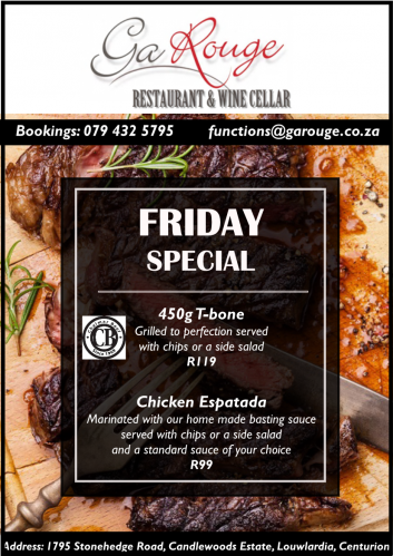Friday T-Bone / Espatada