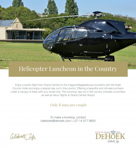 Helicopter Luncheon in the Country