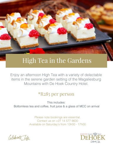 High Tea in the Gardens