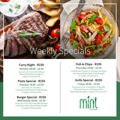 Weekly Specials