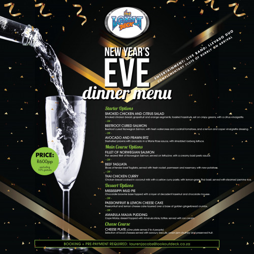 NYE DINNER 2018