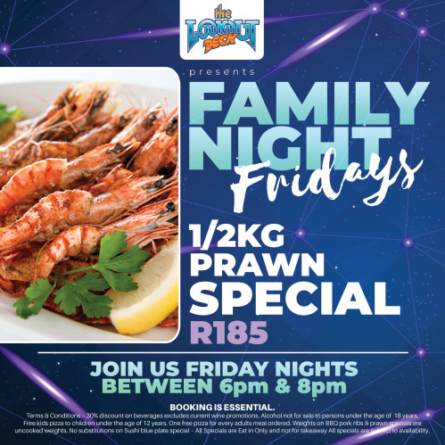 1/2kg Prawn Special - Friday Nights