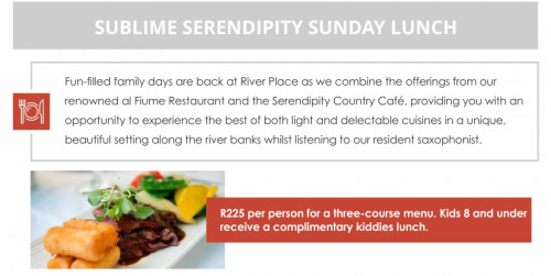 Sublime Sunday Lunch at Serendipity!