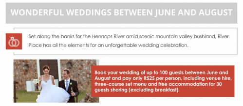 Wonderful Weddings between June and August