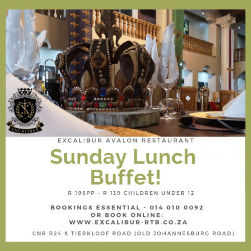 Sunday Lunch Buffet (Bookings Required)