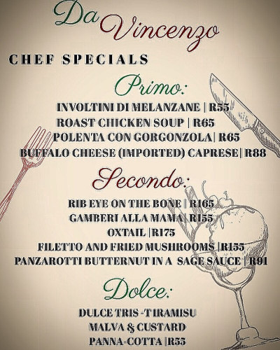Chef Specials