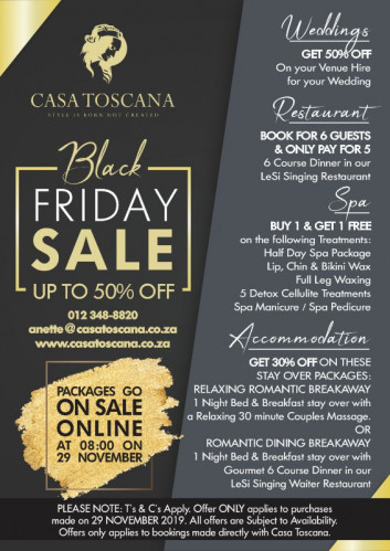 Black Friday Specials