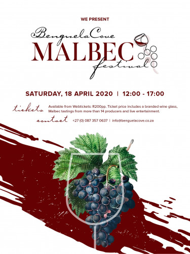 Benguela Cove Malbec Festival - 18 April 2020