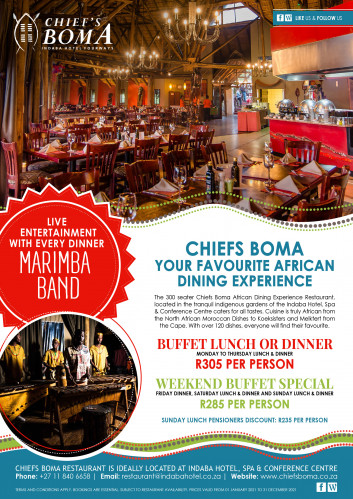 Chief's Boma Buffet Prices 2021 & Specials