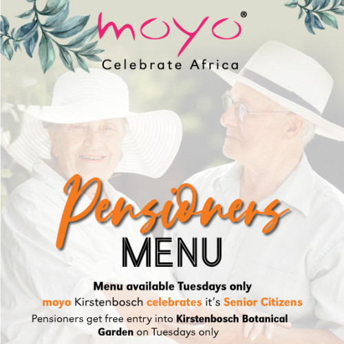Pensioners Menu - Tuesdays Only