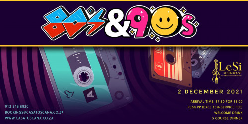 80's & 90's Themed Evening