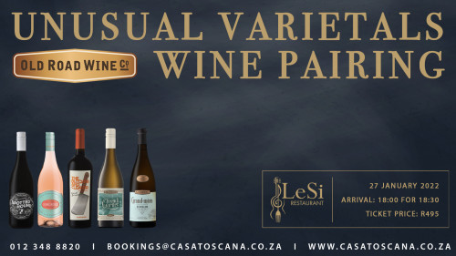 Unusual Varietals Wine Pairing