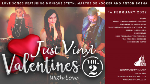Valentine’s - Just Vinyl with Love Vol 2 - Featuring Monique Steyn, Maryke de Kooker & Anton Botha