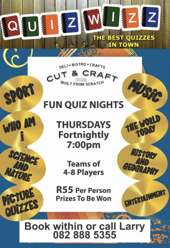 Fun Quiz Nights - Thursdays Fortnightly