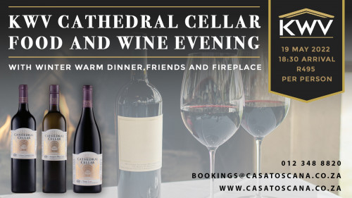 KWV Cathedral Wine & Food Evening