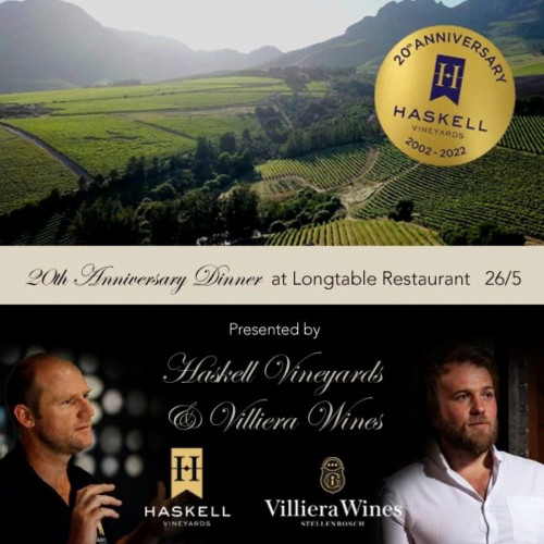 Winemaker's Dinner with Villiera Wines