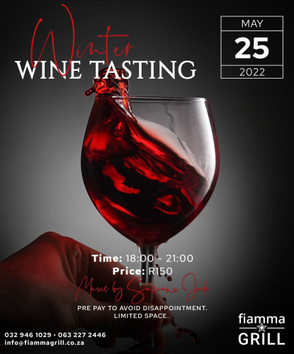Winter Wine Tasting - 25 May 2022