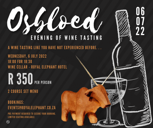 Osbloed - Evening of Wine Tasting