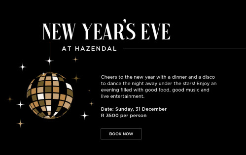 New Year's Eve at Hazendal