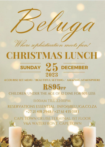Christmas Lunch at Beluga