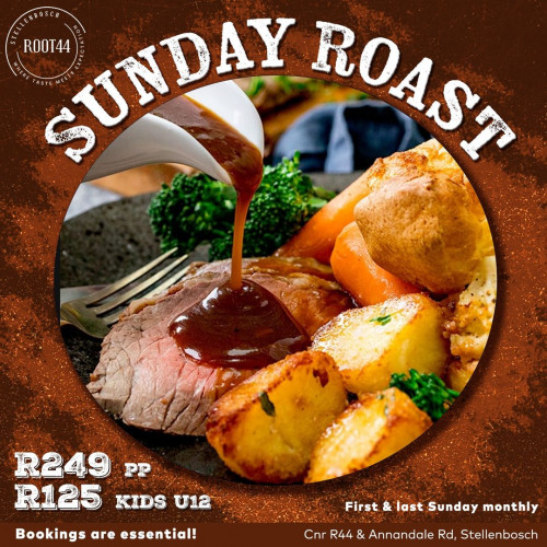 Sunday Roast Lunch at The Restaurant at Root44