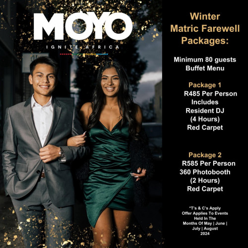 Moyo Winter Matric Farewell Packages