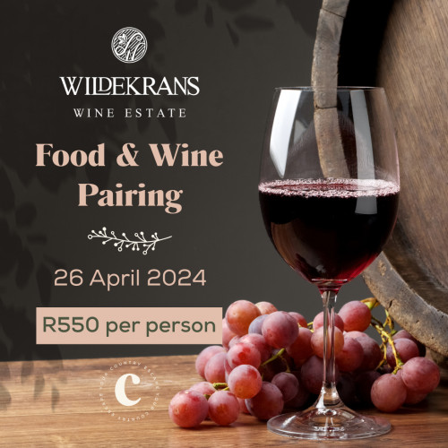 Food & Wine Pairing with Wildekrans Wine Estate