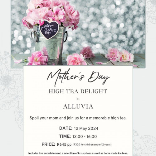 Mother's Day High Tea at Alluvia