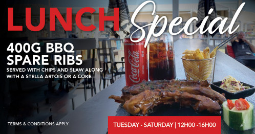 BBQ Spare Rib Lunch Special