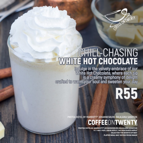 Chill-Chasing White Hot Chocolate