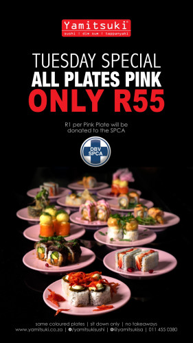 Tuesday Special - All Plates Pink!