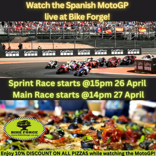 Fuel your passion for MotoGP and pizza!