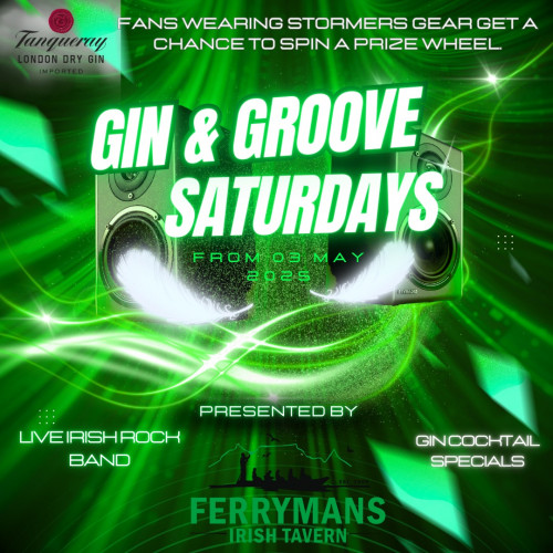 Gin & Groove Saturdays at Ferrymans!
