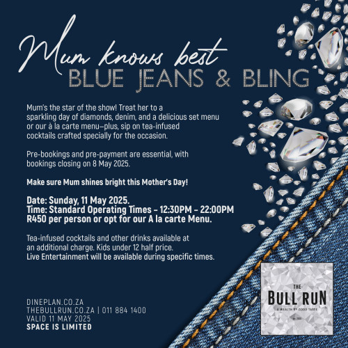Mom Knows Best! Blue Jeans & Bling