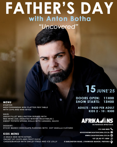 Father's Day with Anton Botha at Die Blou Hond