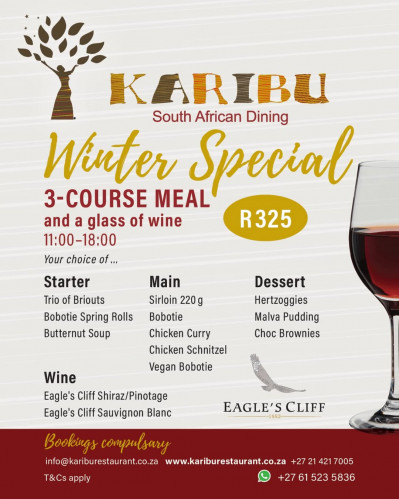 Winter Warmer at Karibu!