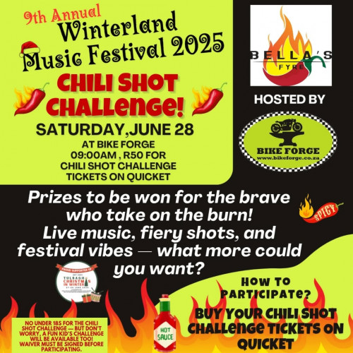 CHILI SHOT CHALLENGE at the 9th Annual Winterland Music Festival!