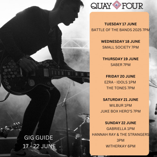 Quay Four Gig Guide