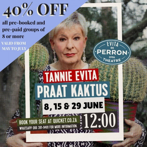 Tannie Evita praat Kaktus